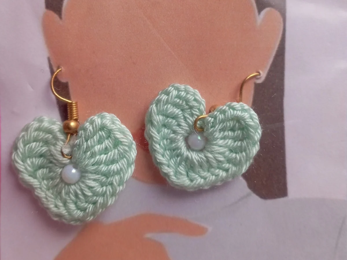 Aretes a crochet