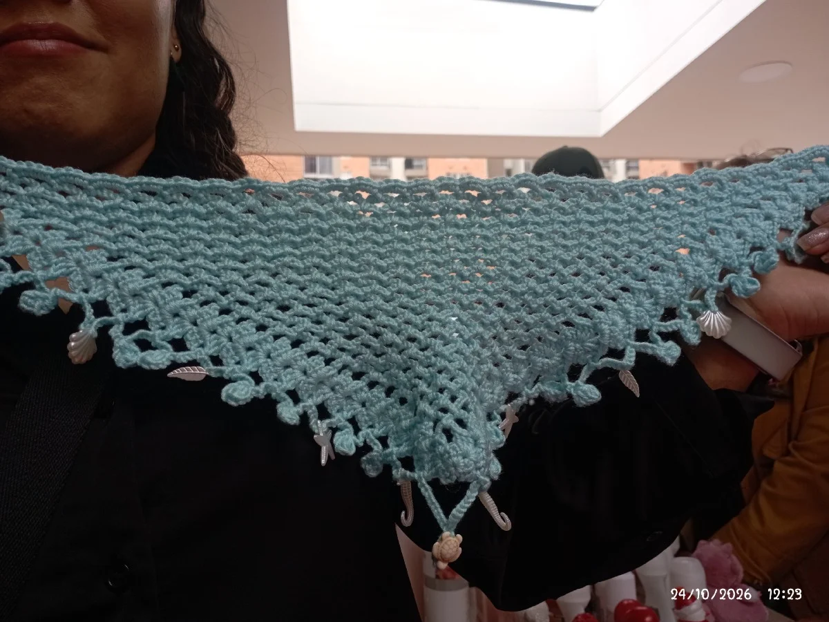 Pañoleta a crochet